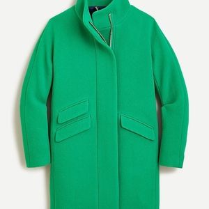 Jcrew Cocoon coat in Italian stadium-cloth wool